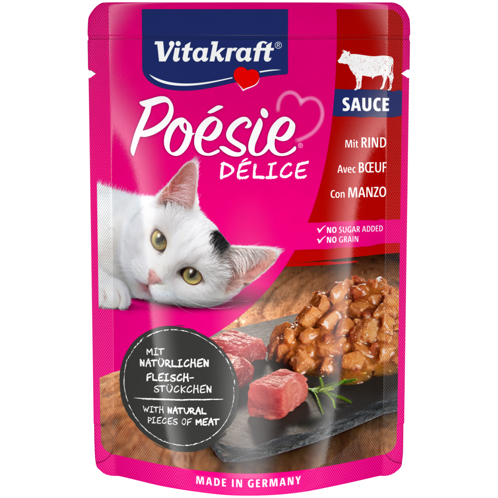 Vitakraft Poesie Delice Rind in Sauce 85g