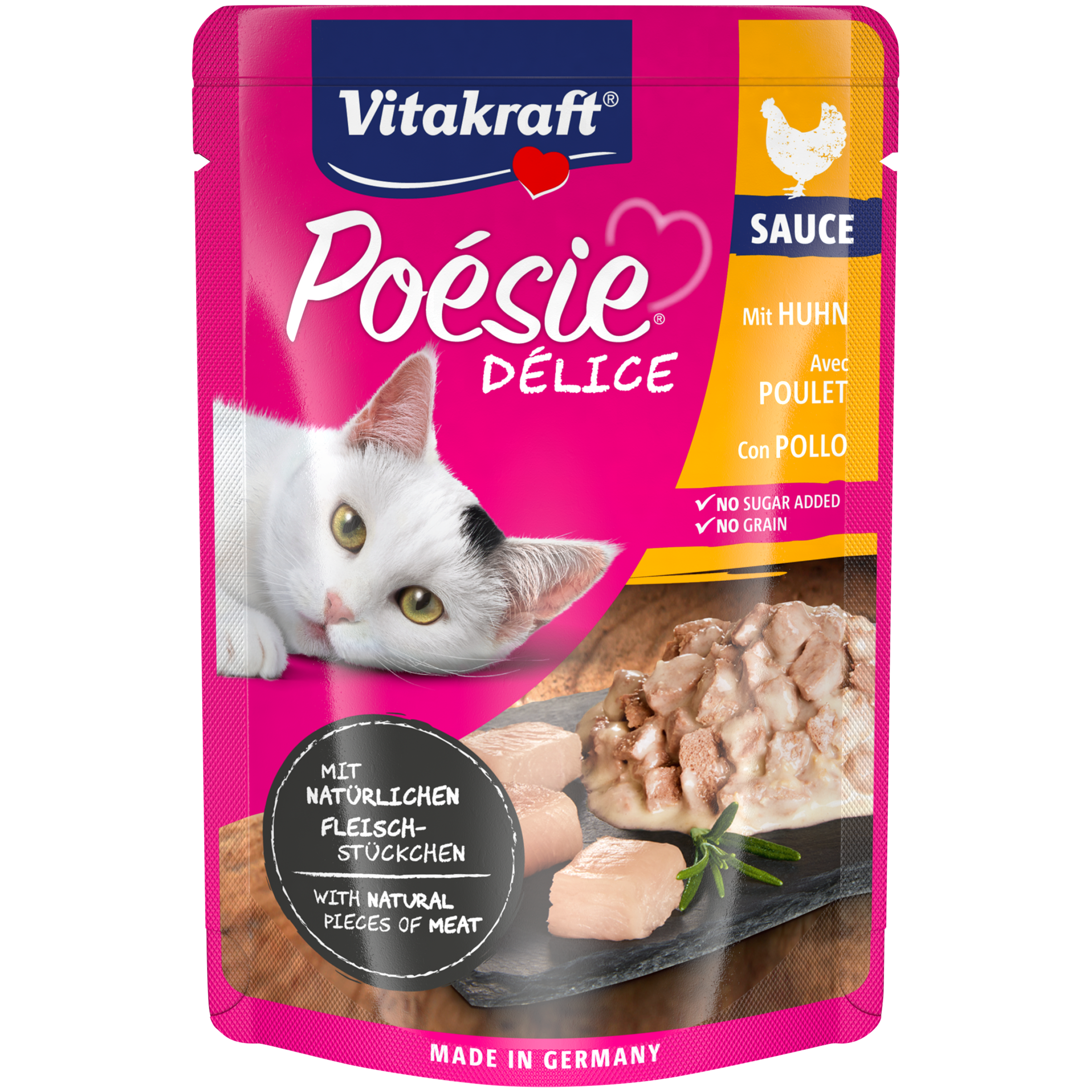 Vitakraft Poesie Delice Huhn in Sauce 85g