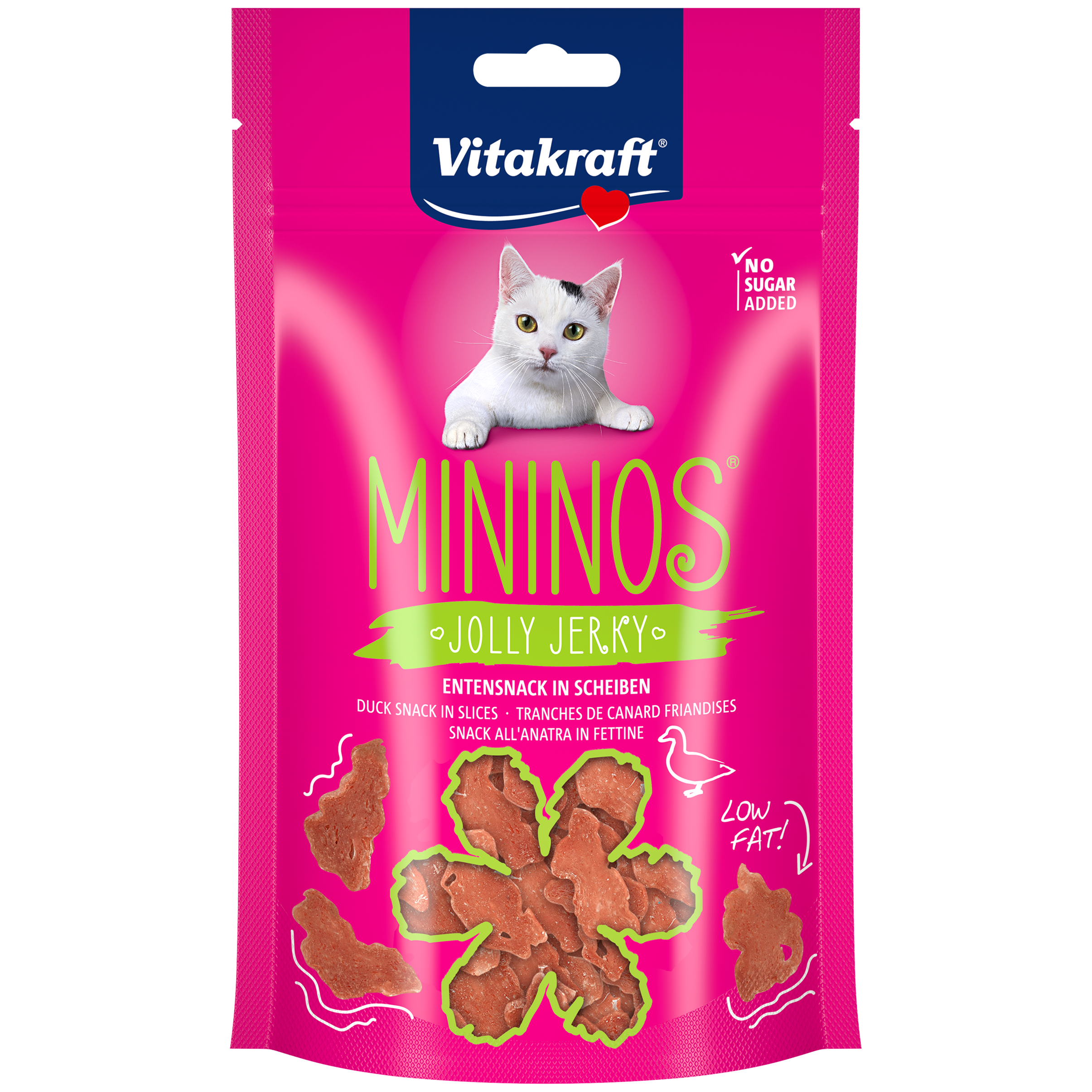 Vitakraft Mininos Entensnack in Scheiben 40g
