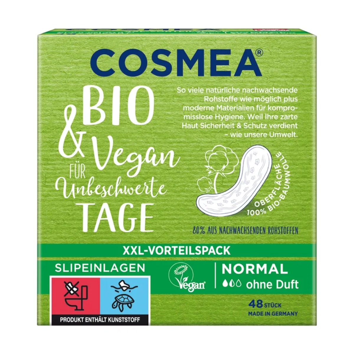 Cosmea Slipeinlagen Bio 48ST