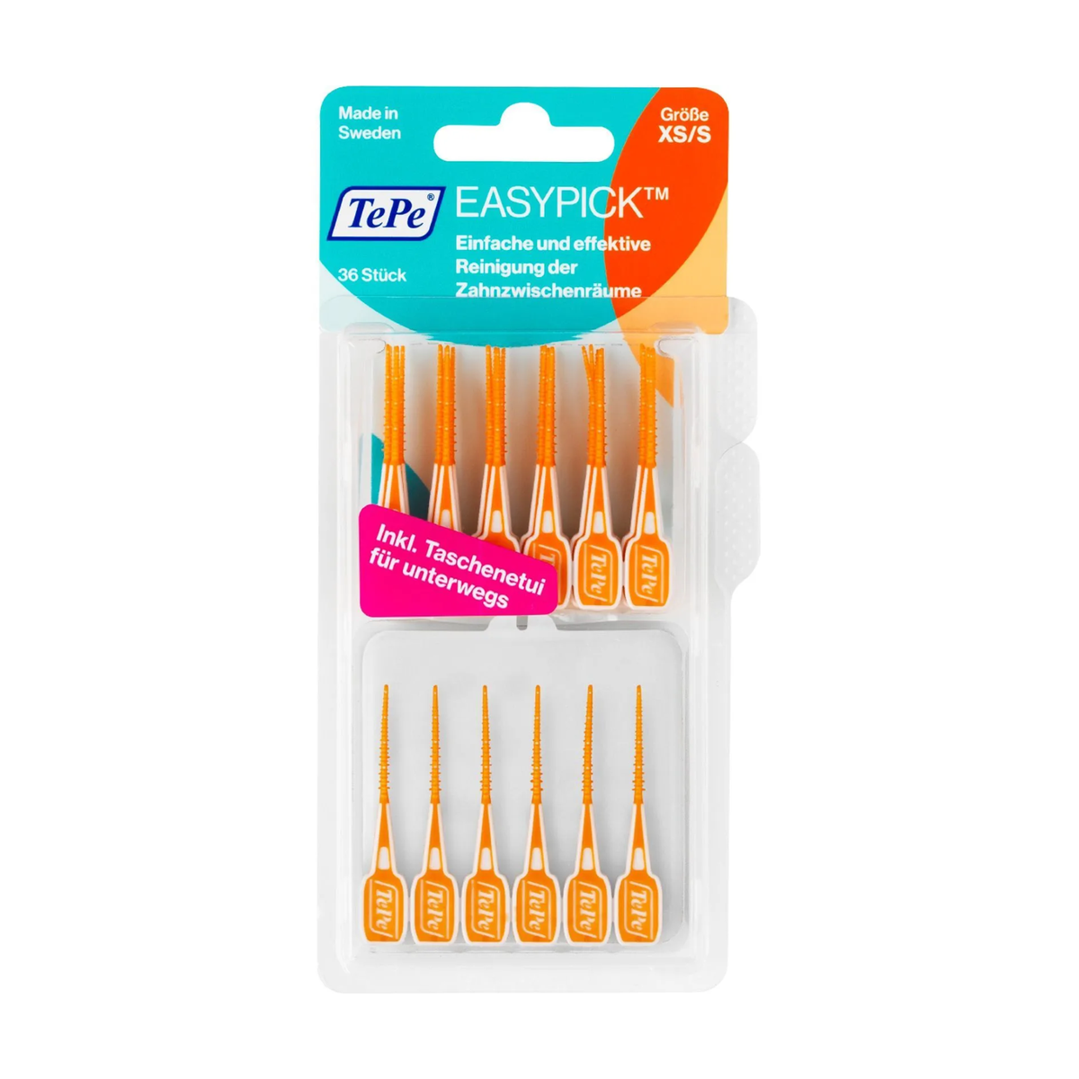TePe EasyPick Interdentalbrush XS/S orange 36ST