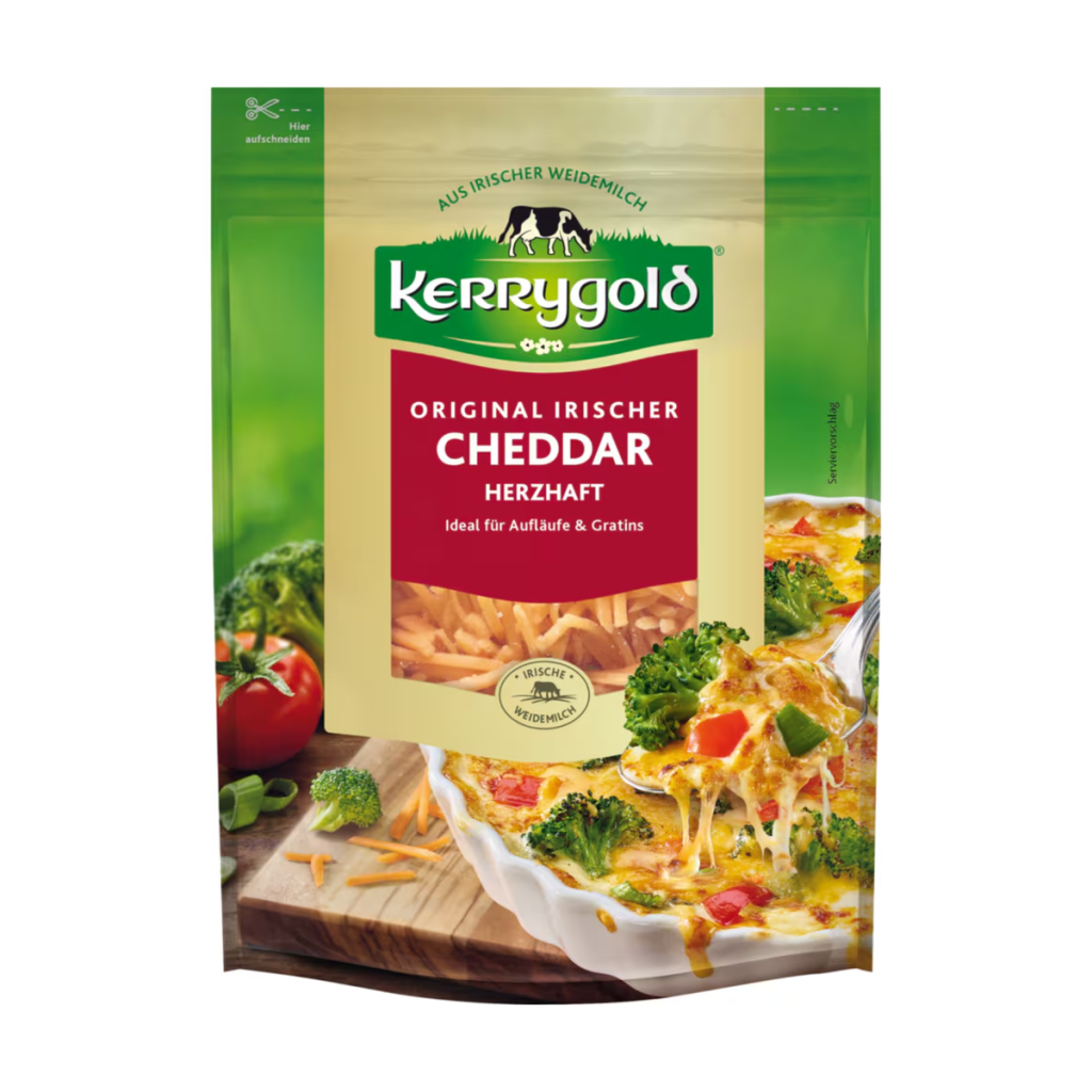 Kerrygold Original Irischer Cheddar herzhaft gerieben Rahmstufe 150g