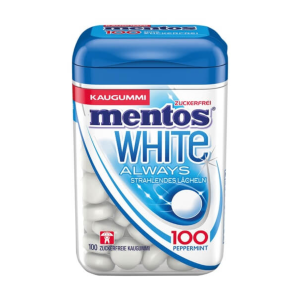 mentos Gum White Peppermint 100ST 106g