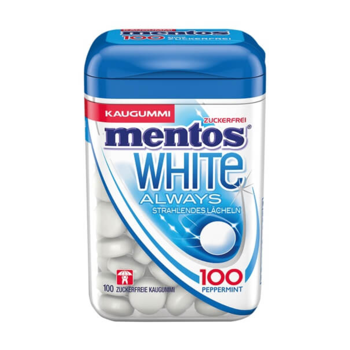 mentos Gum White Peppermint 100ST 106g