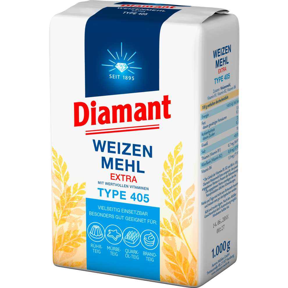 Diamant Weizenmehl Extra Type 405 1kg