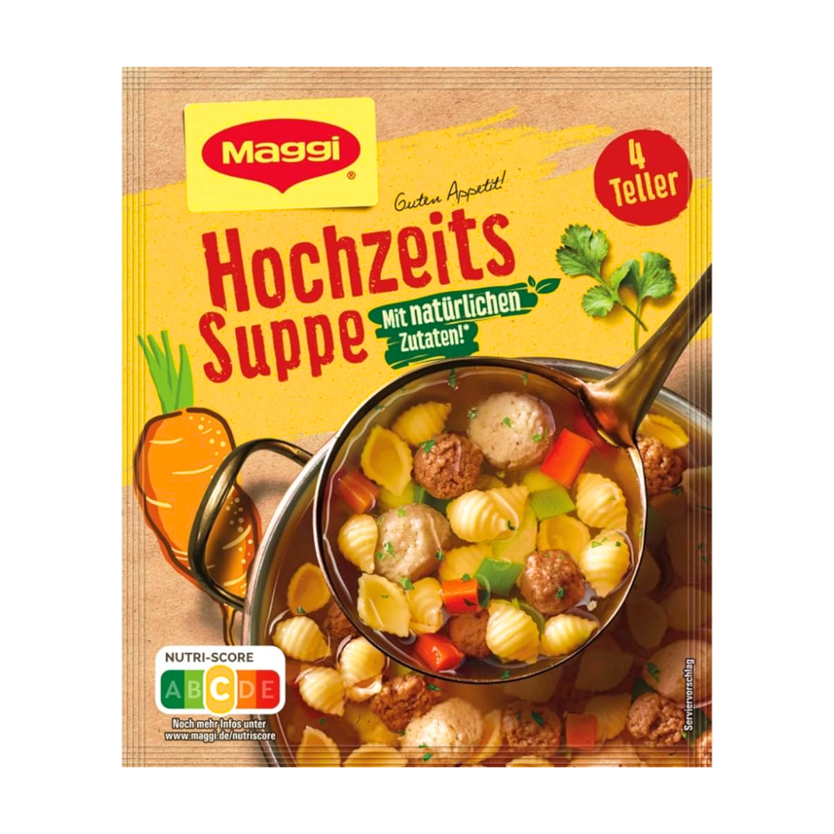 Maggi Guten Appetit Hochzeits Suppe für 1l