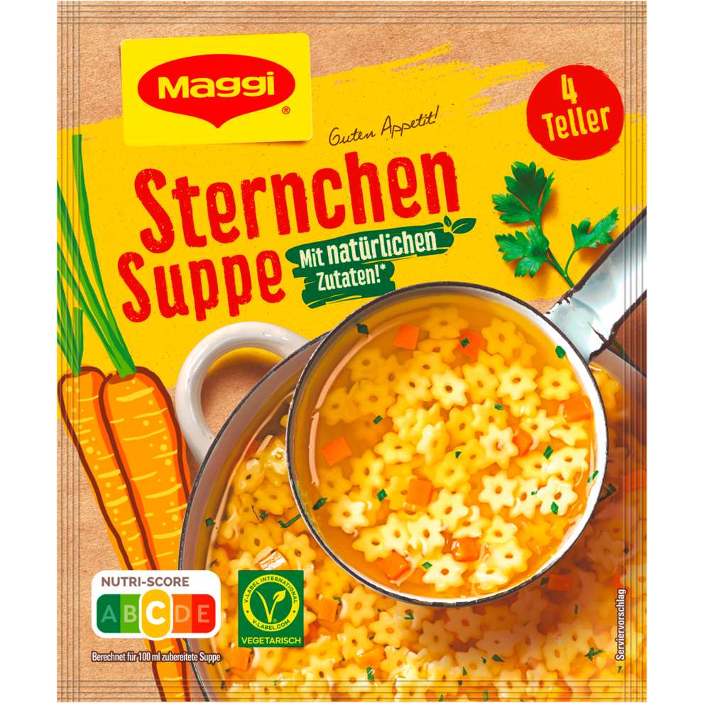 Maggi Guten Appetit Sternchen Suppe für 1l