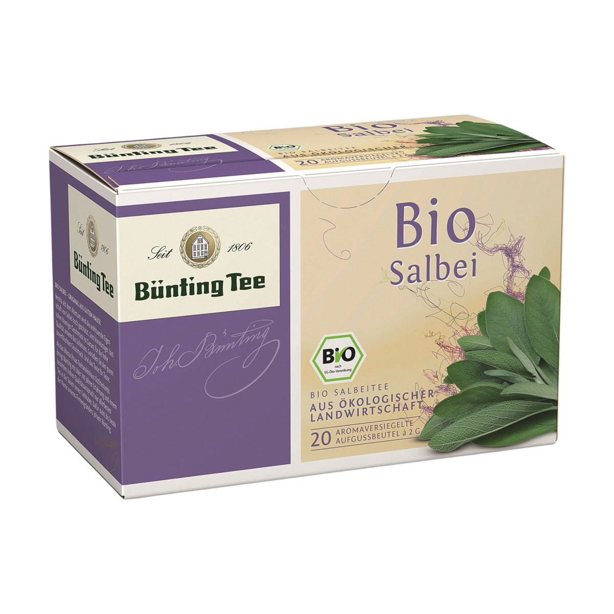 Bio Bünting Tee Salbei 20ST 40g