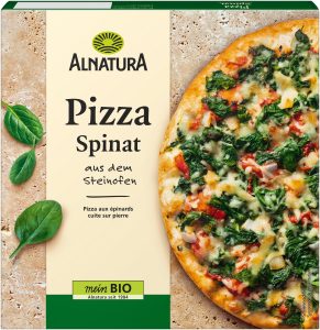 Bio Alnatura Pizza Spinat 350g