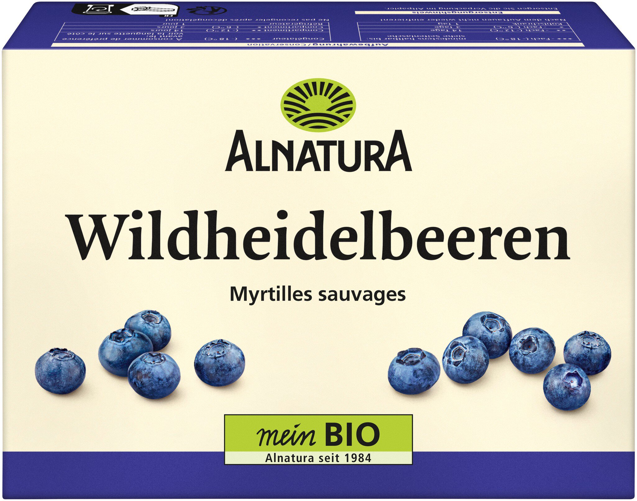 Bio Alnatura Heidelbeeren 300g