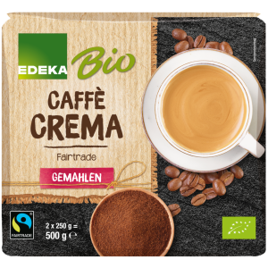 Bio EDEKA Caffe Crema gemahlen Fairtrade 2x250g