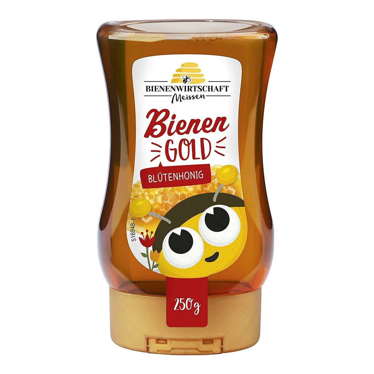 Bienenwirtschaft Honig Spender Bienengold Honig Blüte flüssig 250g