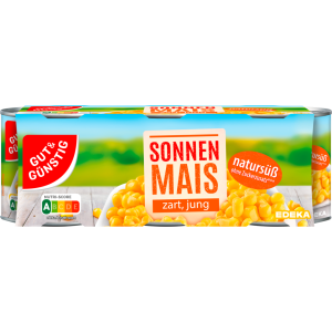 GUT&GÜNSTIG Sonnenmais 3x150g