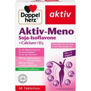 Doppelherz Aktiv-Meno Soja-Isoflavone+Calcium+D3 30Tabletten 51,3g