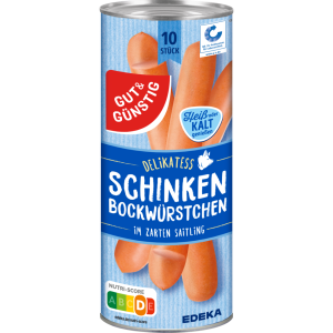 GUT&GÜNSTIG Schinkenbockwürstchen im zarten Saitling 1630g QS