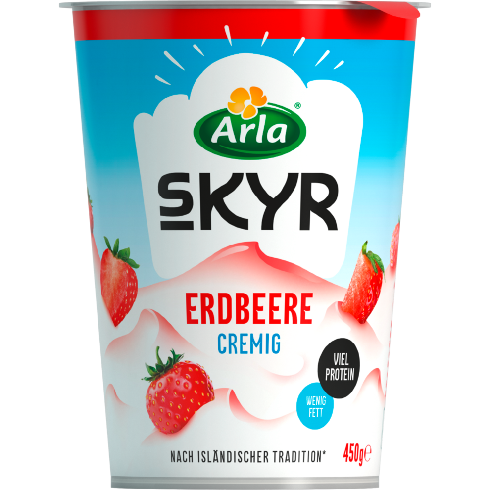 Arla Скир клубника 450g