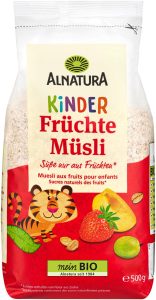 Bio Alnatura детский фрукты мюсли 500g