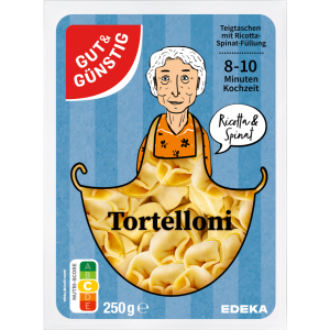 GUT&GÜNSTIG Тортеллони рикотта & шпинат 250g