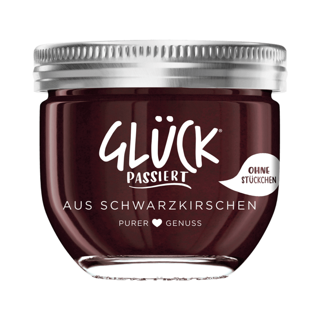 Glück Passiert Fruchtaufstrich Schwarzkirsche 230g