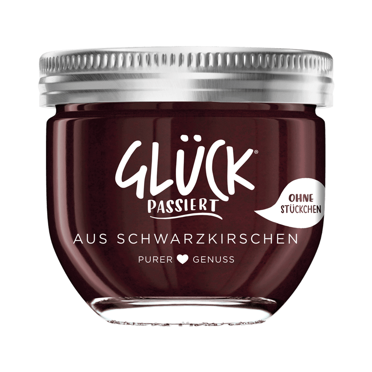 Glück Passiert Fruchtaufstrich Schwarzkirsche 230g