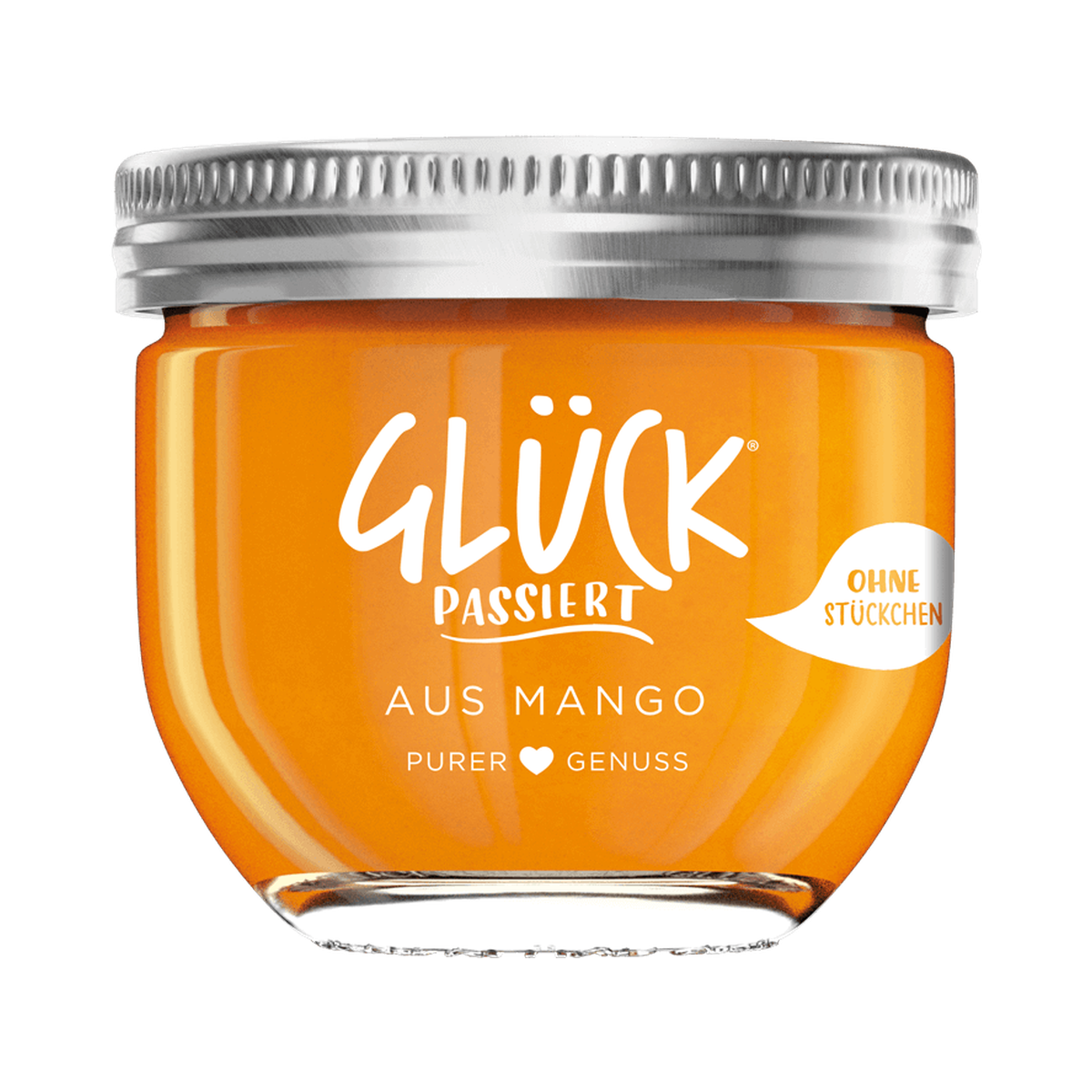 Glück Passiert Fruchtaufstrich Mango 230g