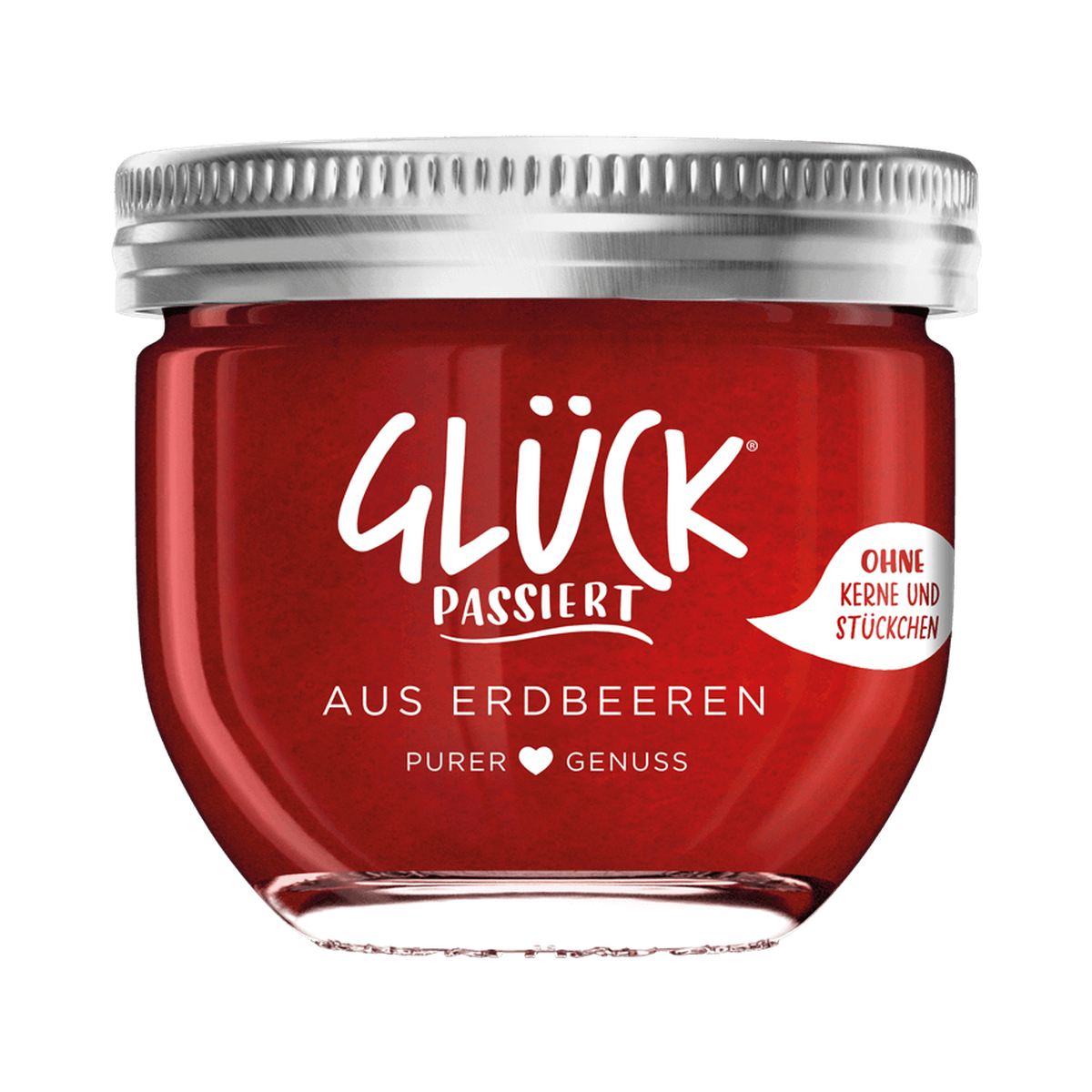 Glück Passiert Fruchtaufstrich Erdbeere 230g