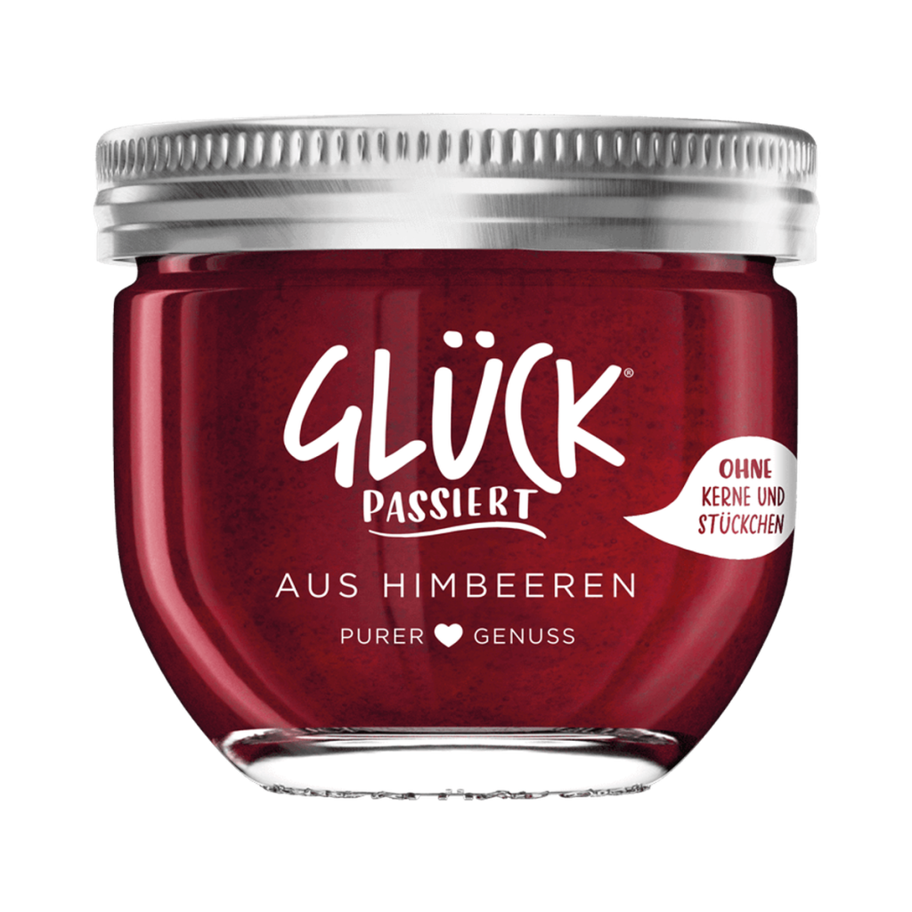 Glück Passiert Fruchtaufstrich Himbeere 230g