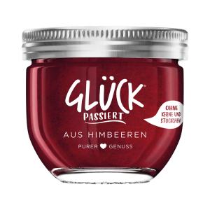 Glück Passiert Fruchtaufstrich Himbeere 230g