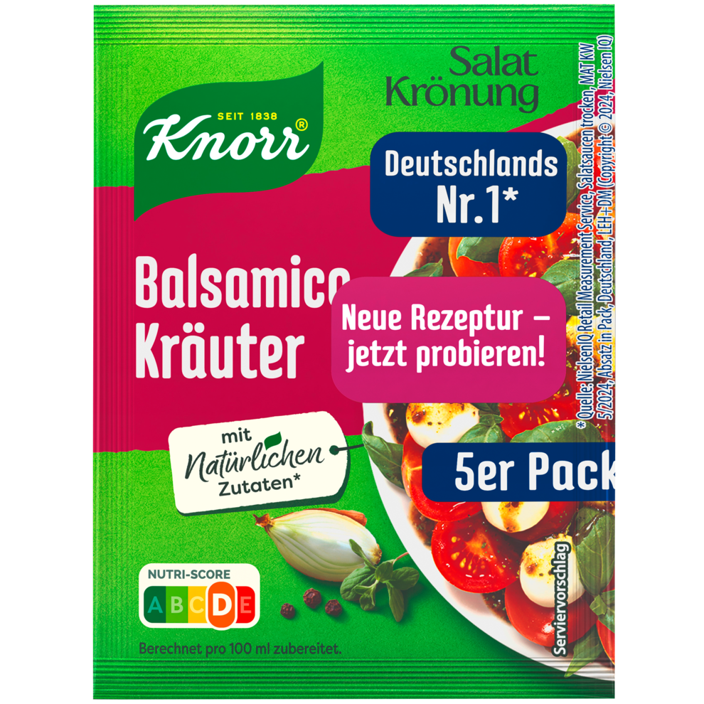 Knorr Salatkrönung Balsamico-Kräuter für 450ml 55g