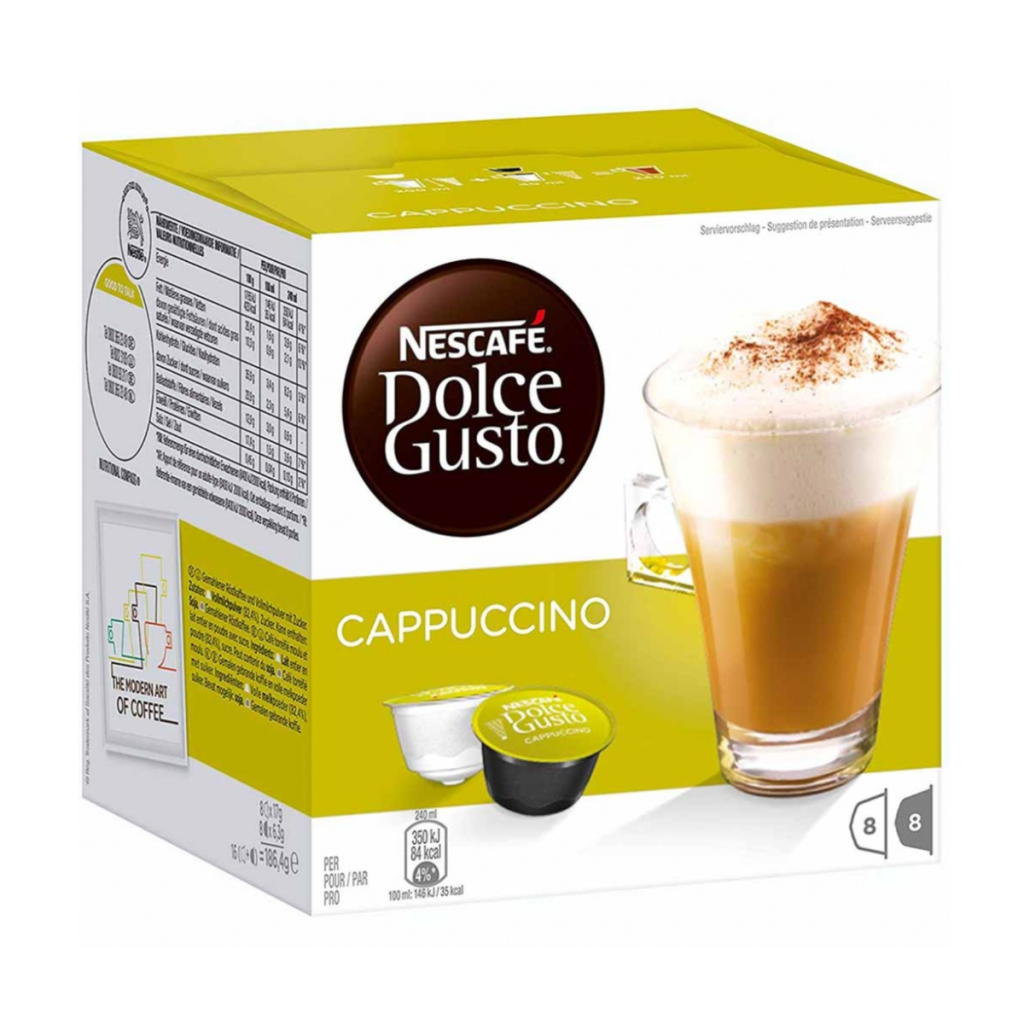Nescafe Дольче Gusto капучино 8+8ST 186,4g