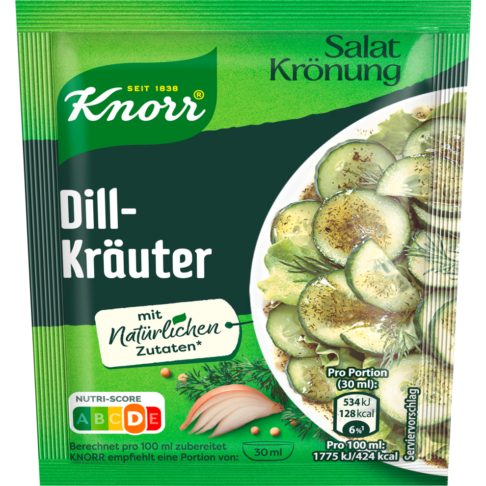 Knorr Salatkrönung trocken Dill Kräuter für 450ml 45g