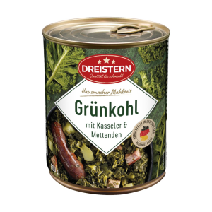 Dreistern Grünkohl mit Kasseler und Kartoffeln 800g