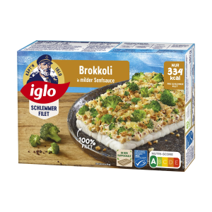 MSC Iglo Schlemmer-Filet Brokkoli in milder Senfsauce 380g