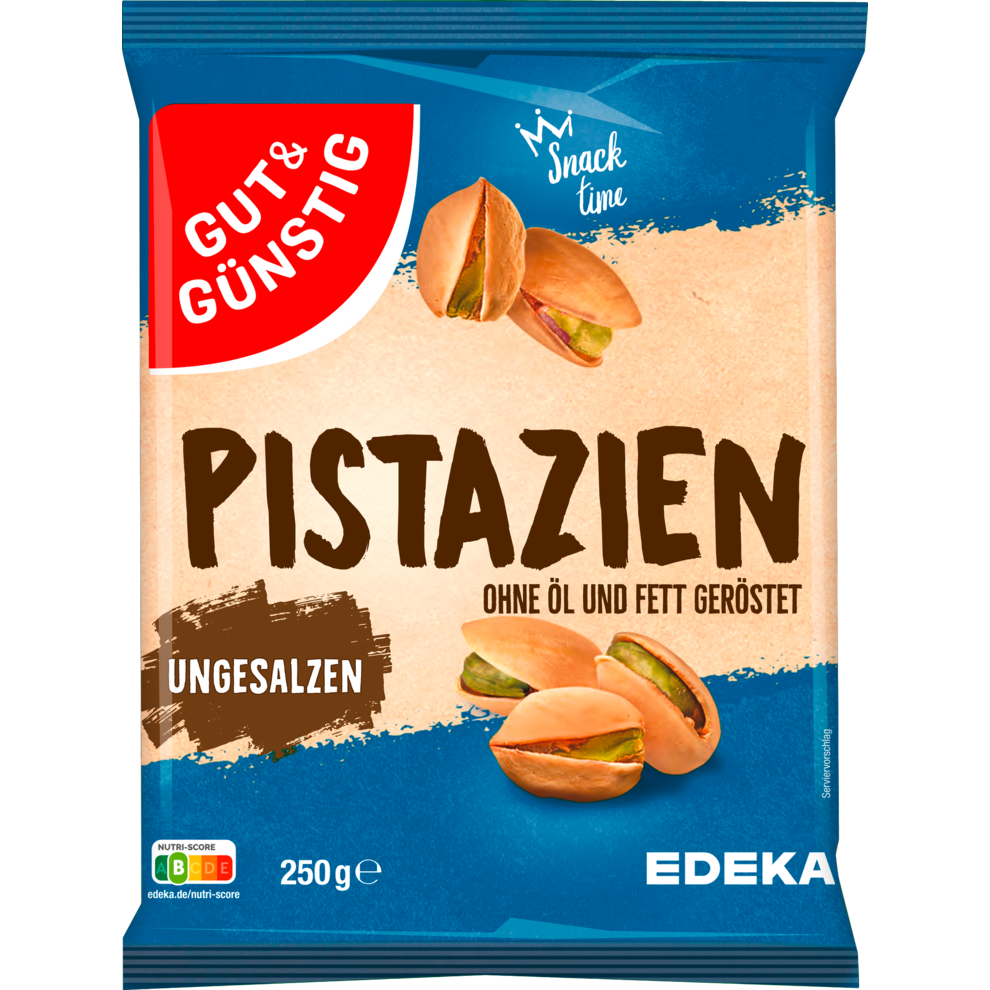 GUT&GÜNSTIG Pistazien ohne Salz 250g