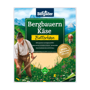 Bergader Bergbauern Butterkäse Scheiben 50% Rahmstufe 150g