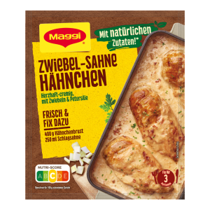 Maggi Fix Zwiebel Sahne Hähnchen 26g