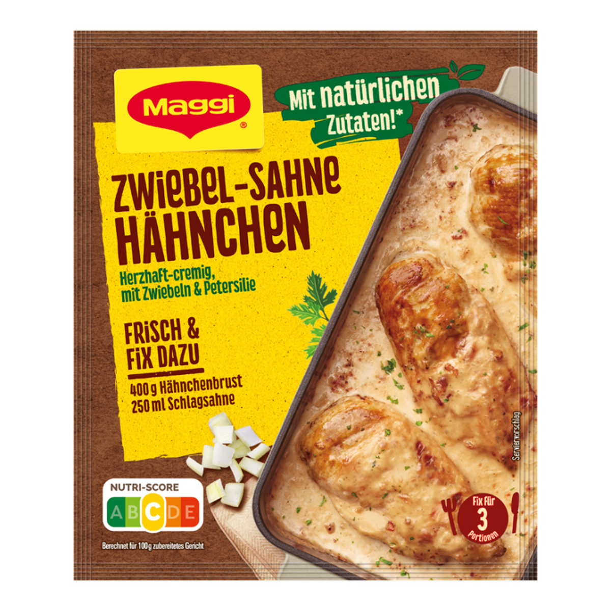 Maggi Fix Zwiebel Sahne Hähnchen 26g
