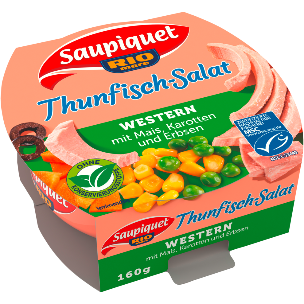 MSC Saupiquet Thunfisch-Salat Western 160g