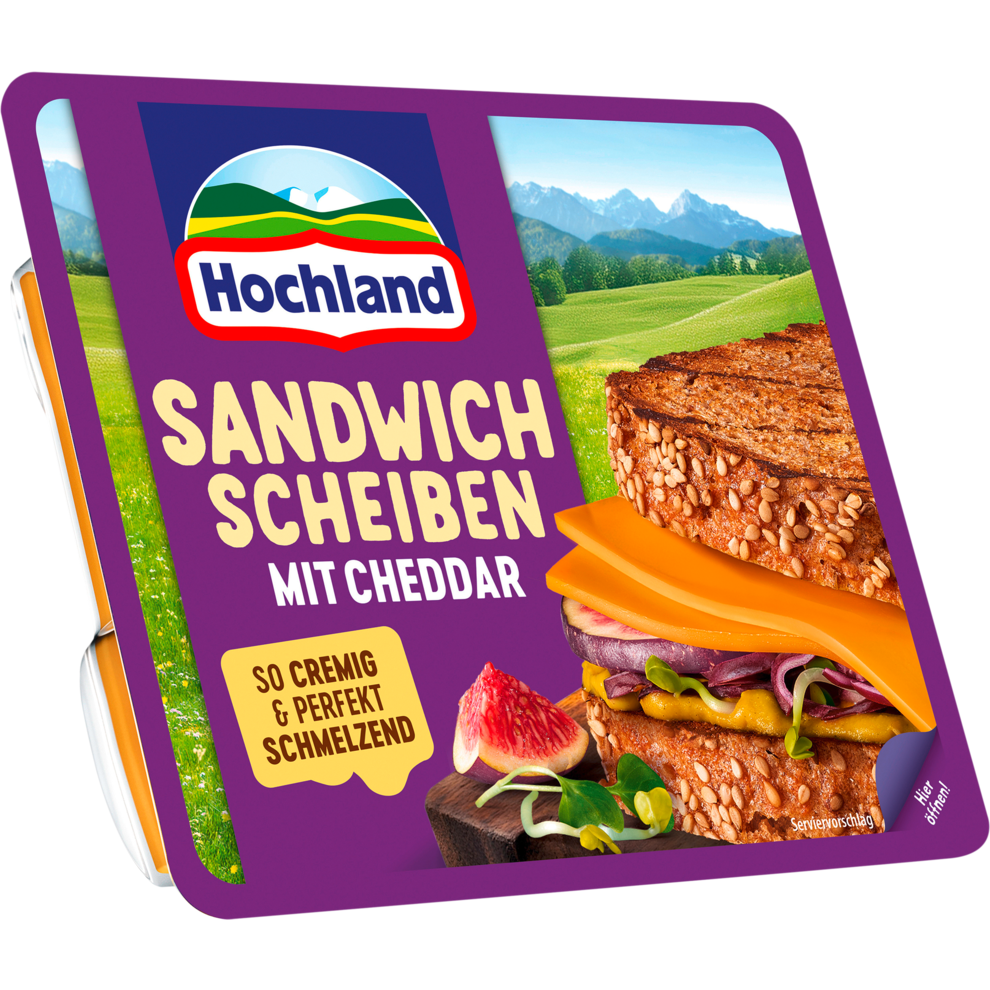 Hochland Sandwich Scheiben Cheddar 47,5% 150g