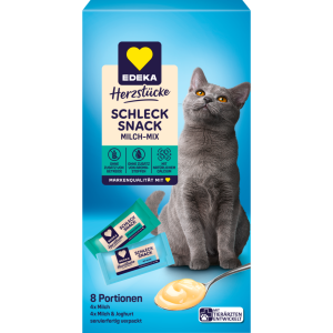 EDEKA Herzstücke Schleck-Snack Milch-Mix 8x10g