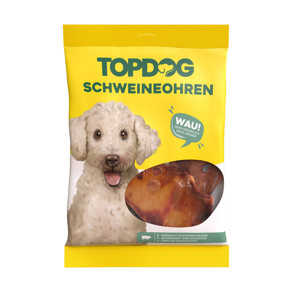 Top Dog Schweineohren getrocknet 350g