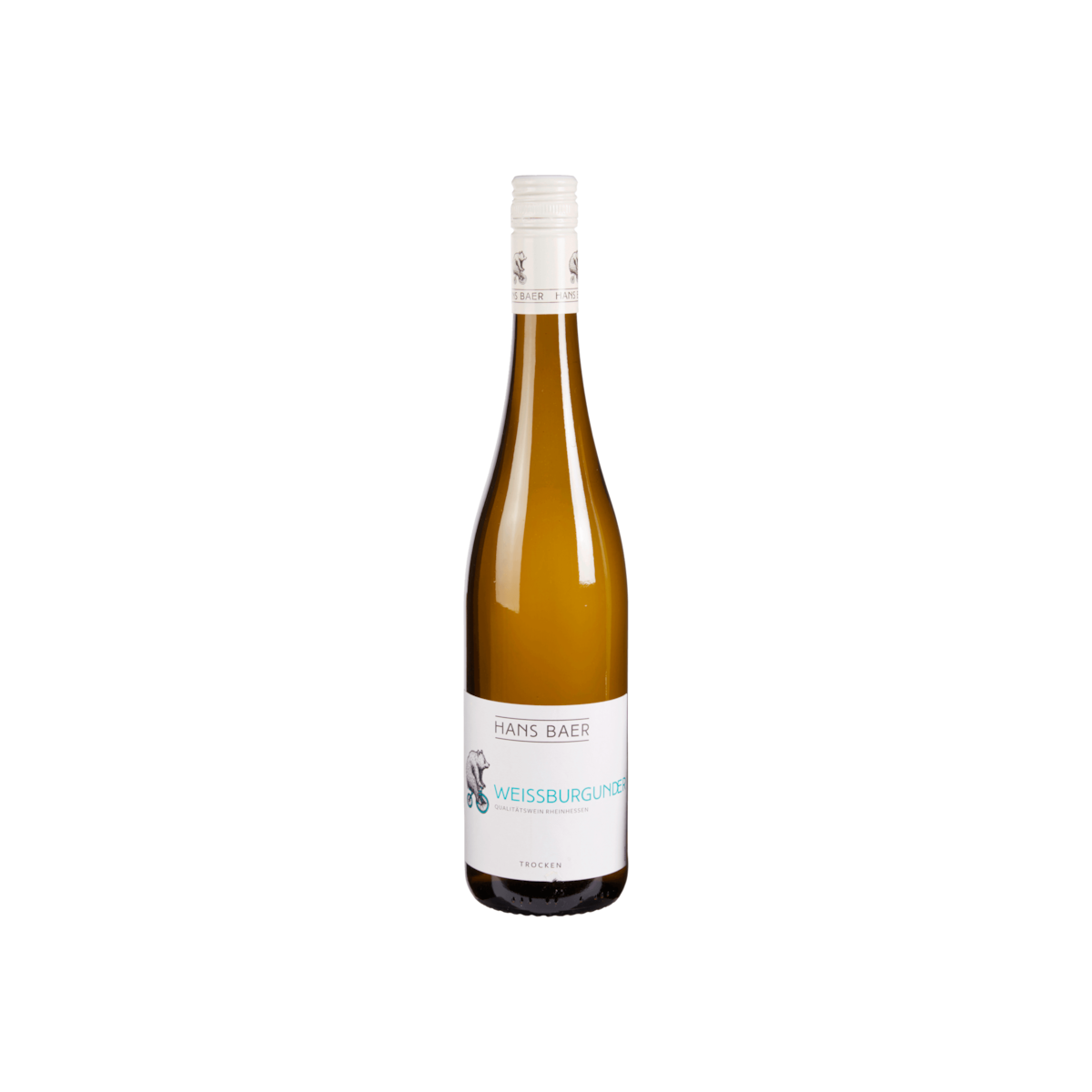 Hans Baer Weißburgunder Rheinhessen QW trocken 0,75l