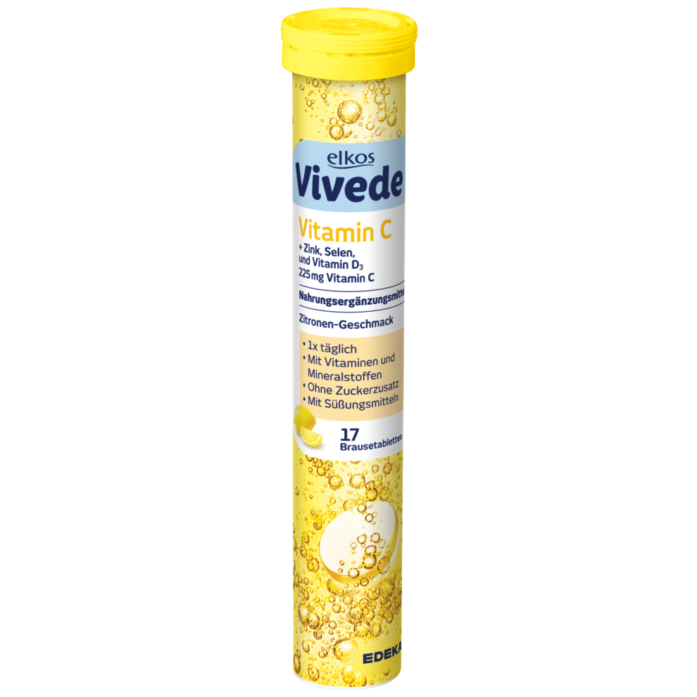EDEKA elkos VIVEDE Vitamin C Brausetabletten 17ST