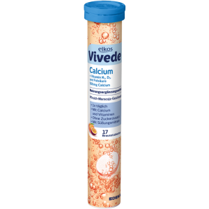 EDEKA elkos VIVEDE Calcium Brausetabletten 17ST 102g