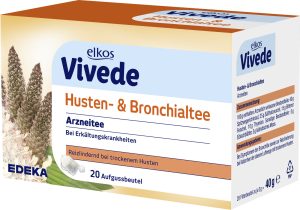 EDEKA elkos VIVEDE Husten-und Bronchialtee 20ST 40g