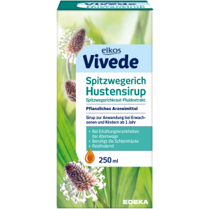 EDEKA elkos VIVEDE Spitzwegerich Hustensirup 250ml