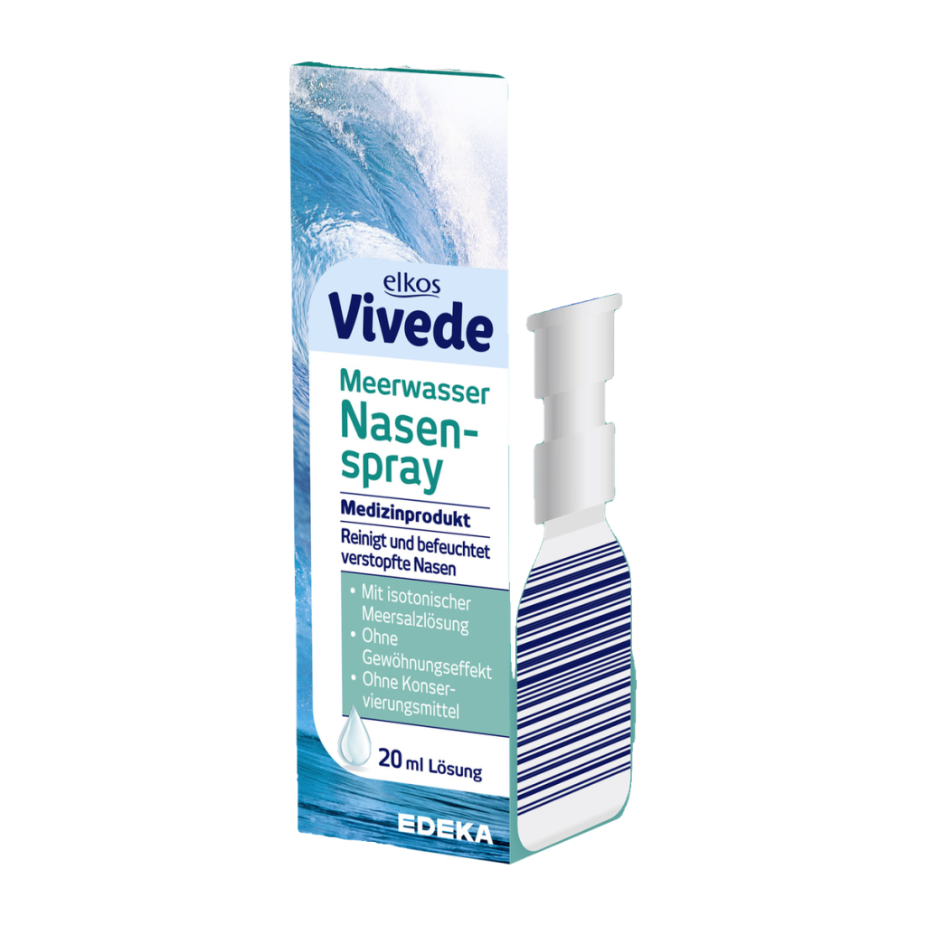 EDEKA elkos VIVEDE Meerwasser Nasenspray 20ml