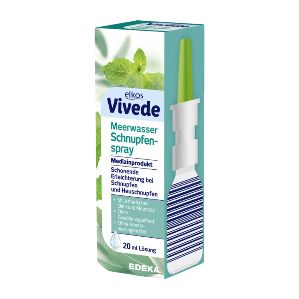 EDEKA elkos VIVEDE Meerwasser Schnupfenspray 20ml