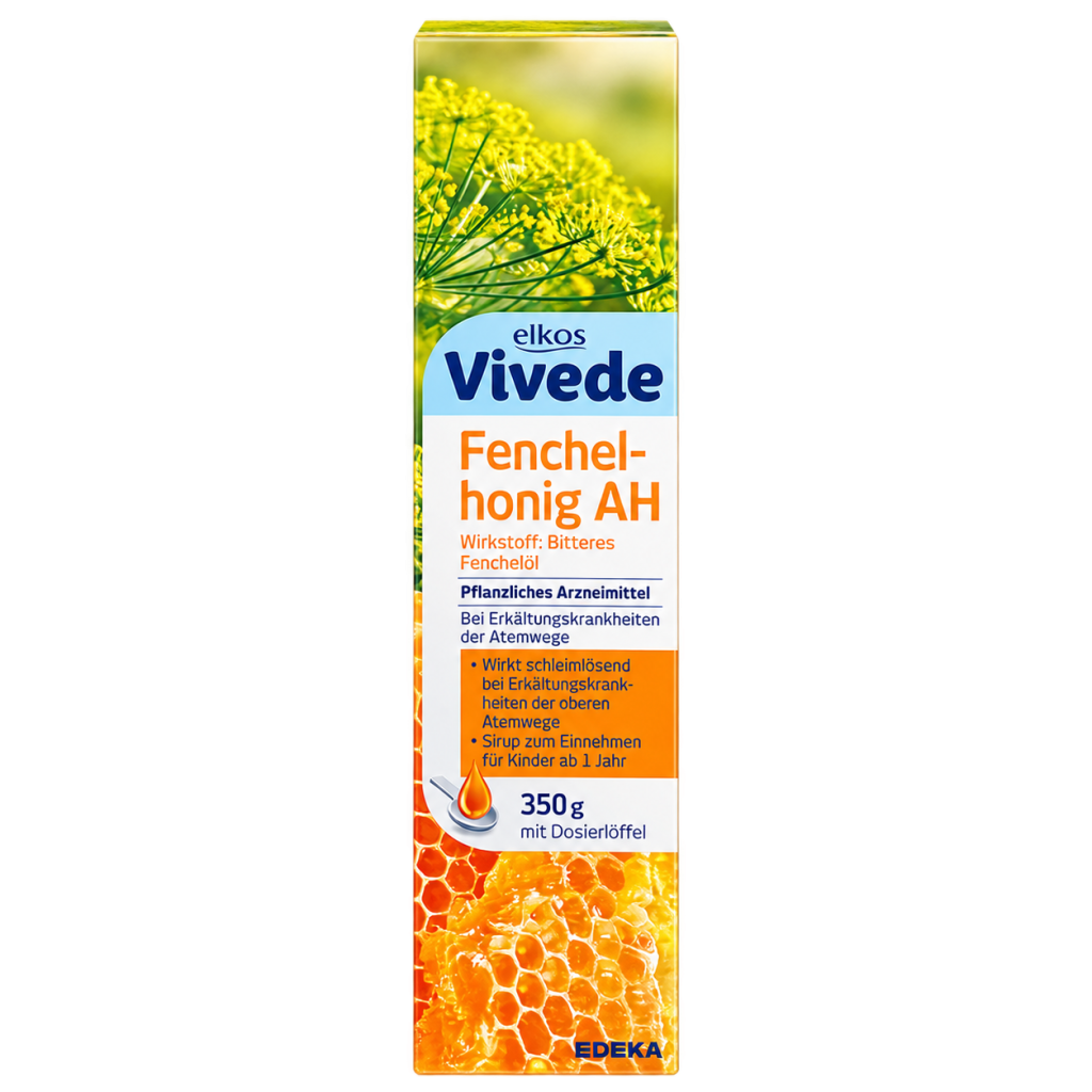EDEKA elkos VIVEDE Fenchelhonig AH 350g