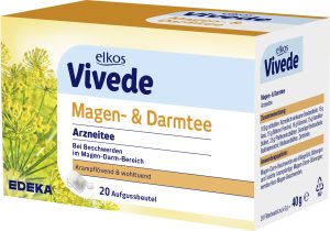 EDEKA elkos VIVEDE Magen- und Darmtee 20ST 40g